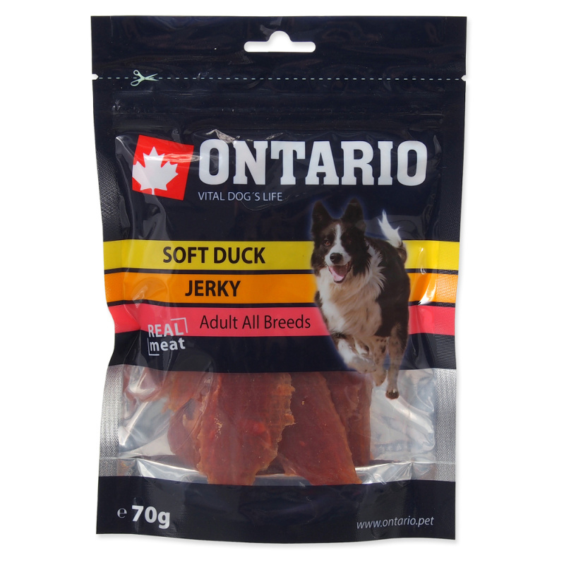 Pochoutka ONTARIO měkké kachní kousky 70 g