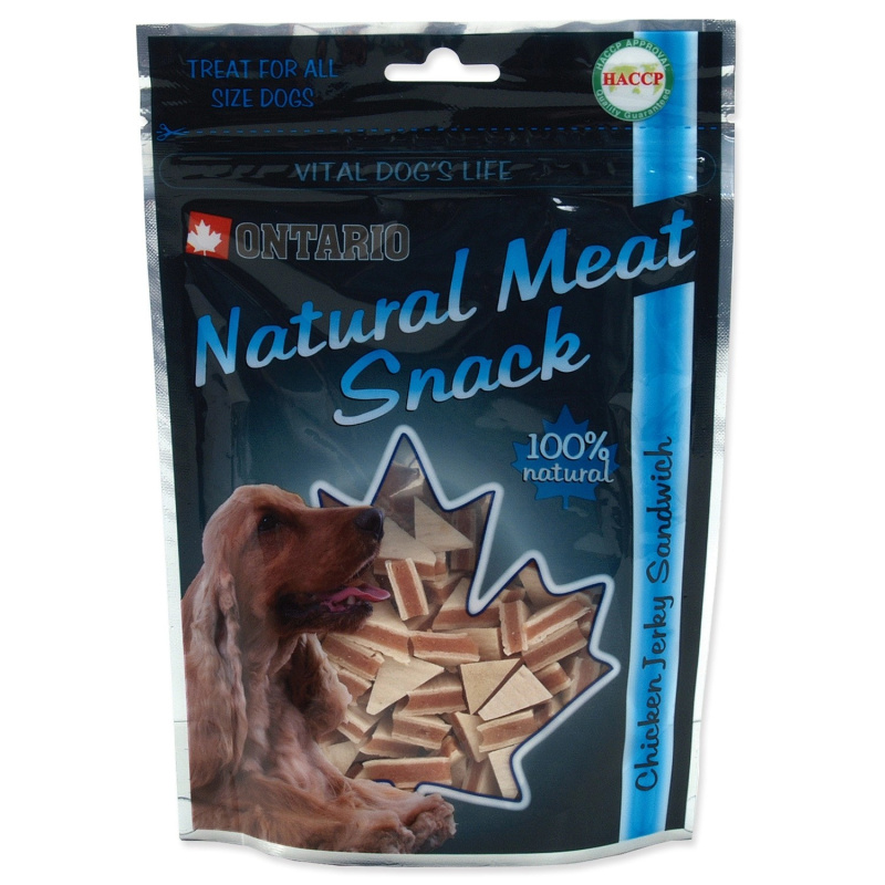 Pochoutka ONTARIO kuřecí sendvič s treskou 70 g