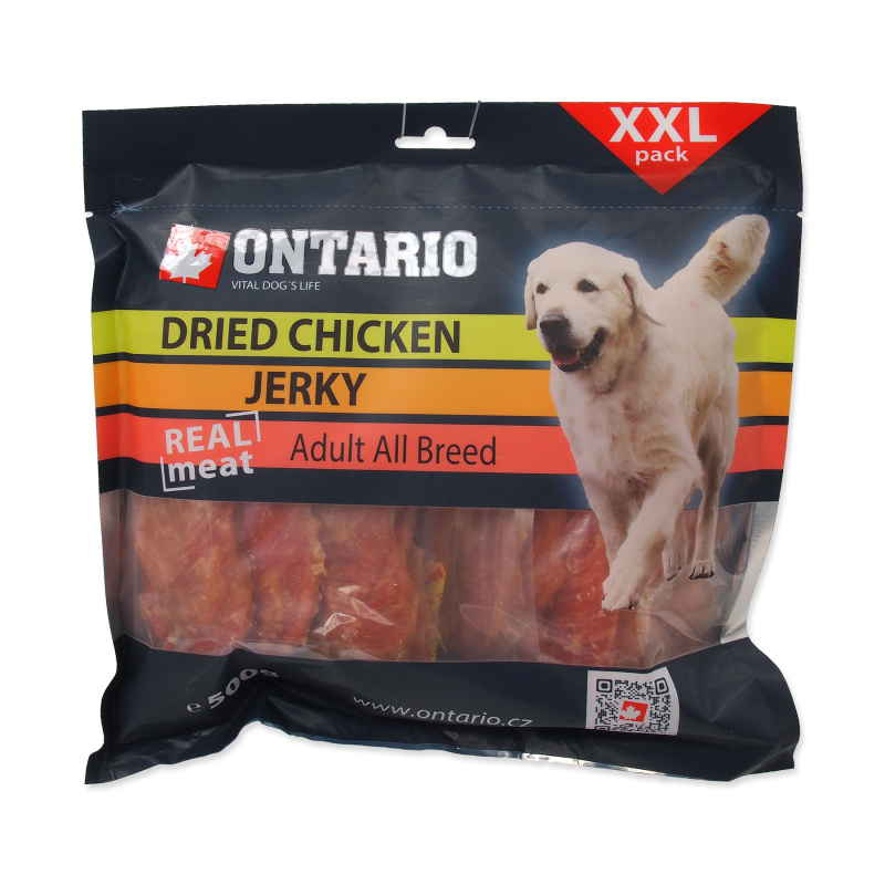 Pochoutka ONTARIO sušené kuřecí kousky 500 g