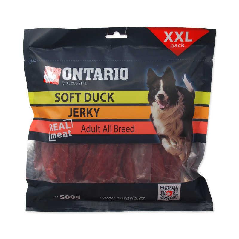 Pochoutka ONTARIO sušené kachní kousky 500 g