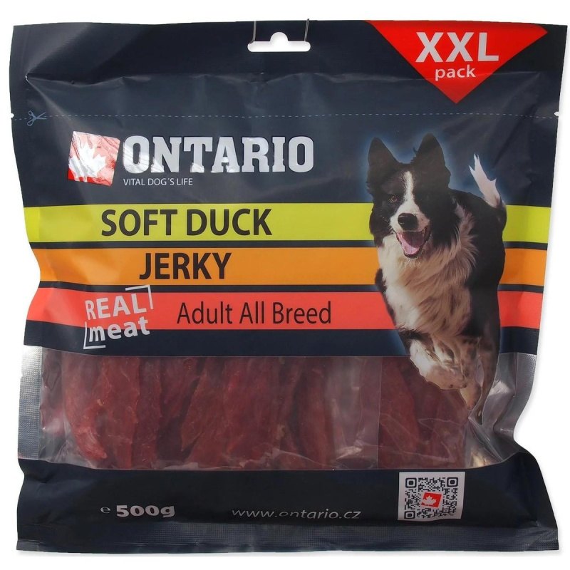 Pochoutka ONTARIO sušené kachní kousky 500 g