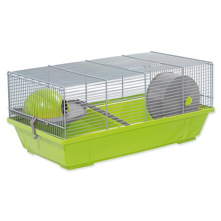 Klec SMALL ANIMAL Erik šedo-zelená se šedou výbavou 1 ks