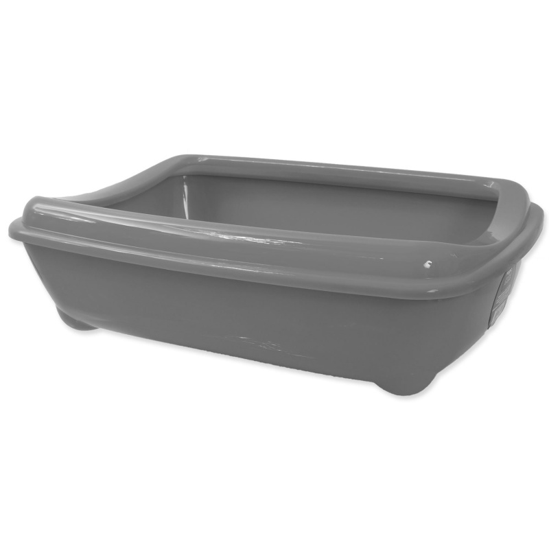 Toaleta MAGIC CAT Economy s okrajem malá šedá