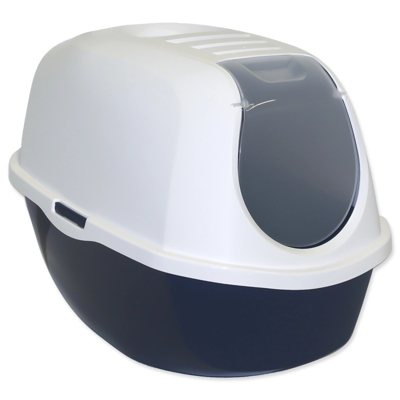 Toaleta MAGIC CAT s krytem modrá