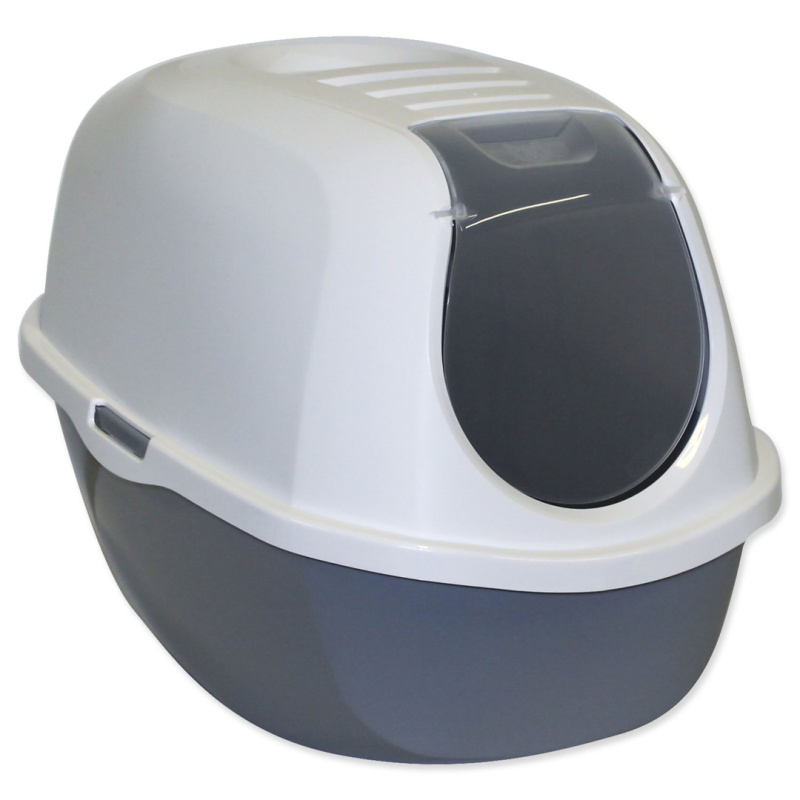 Toaleta MAGIC CAT s krytem šedá