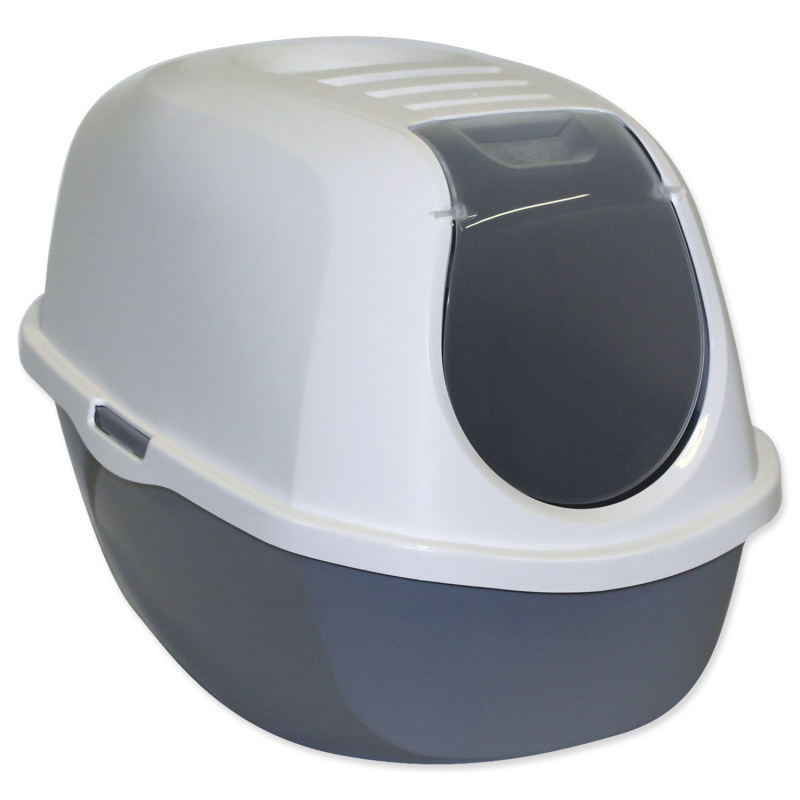 Toaleta MAGIC CAT s krytem šedá