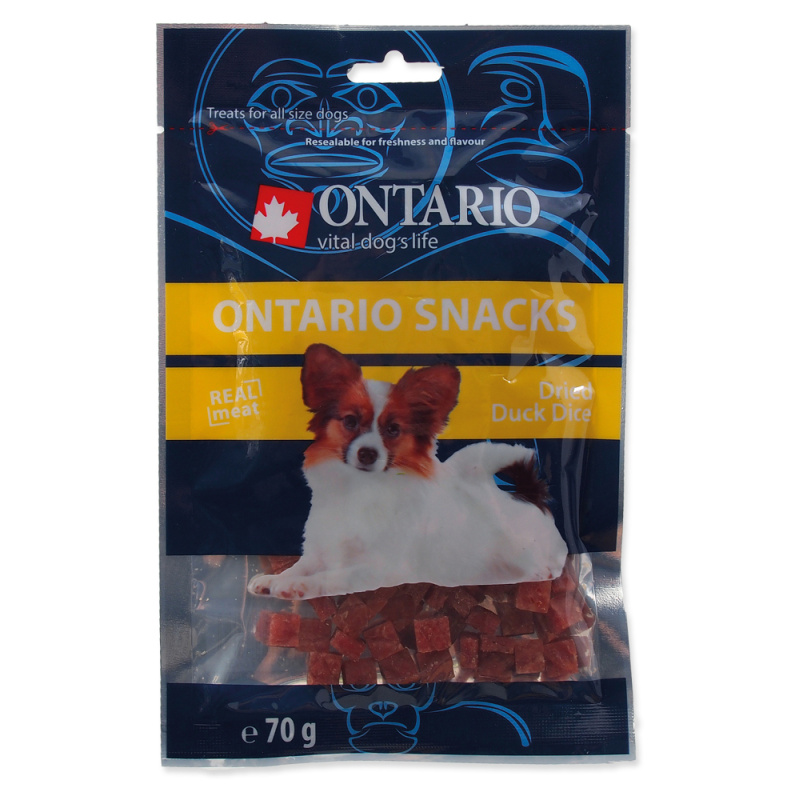 Pochoutka ONTARIO kachní kousky 70 g