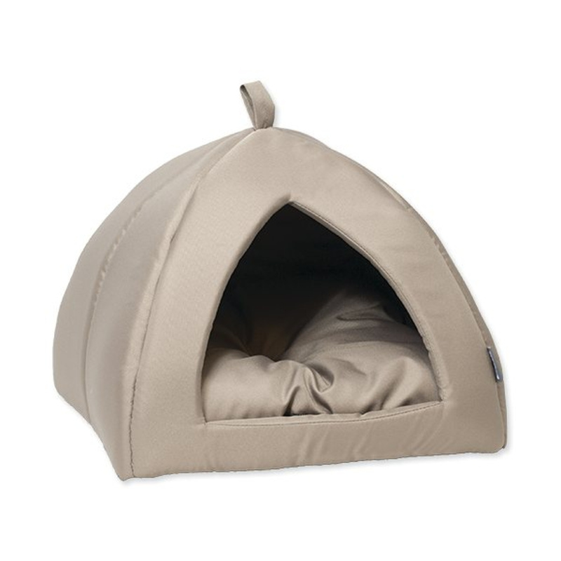 Kukaň DOG FANTASY Basic světle šedá 62cm