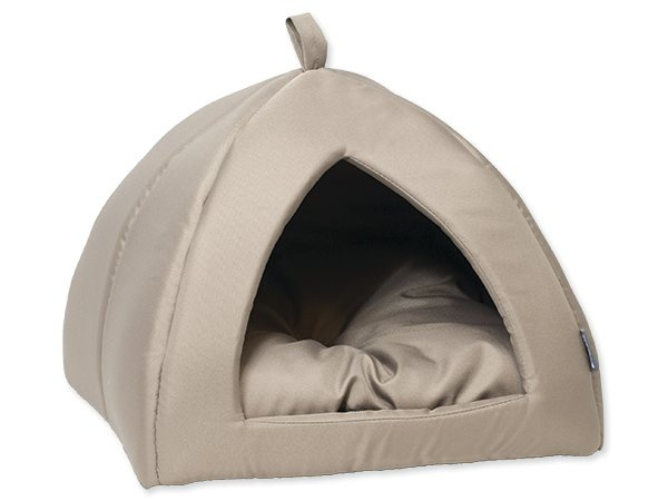 Kukaň DOG FANTASY Basic světle šedá 62cm