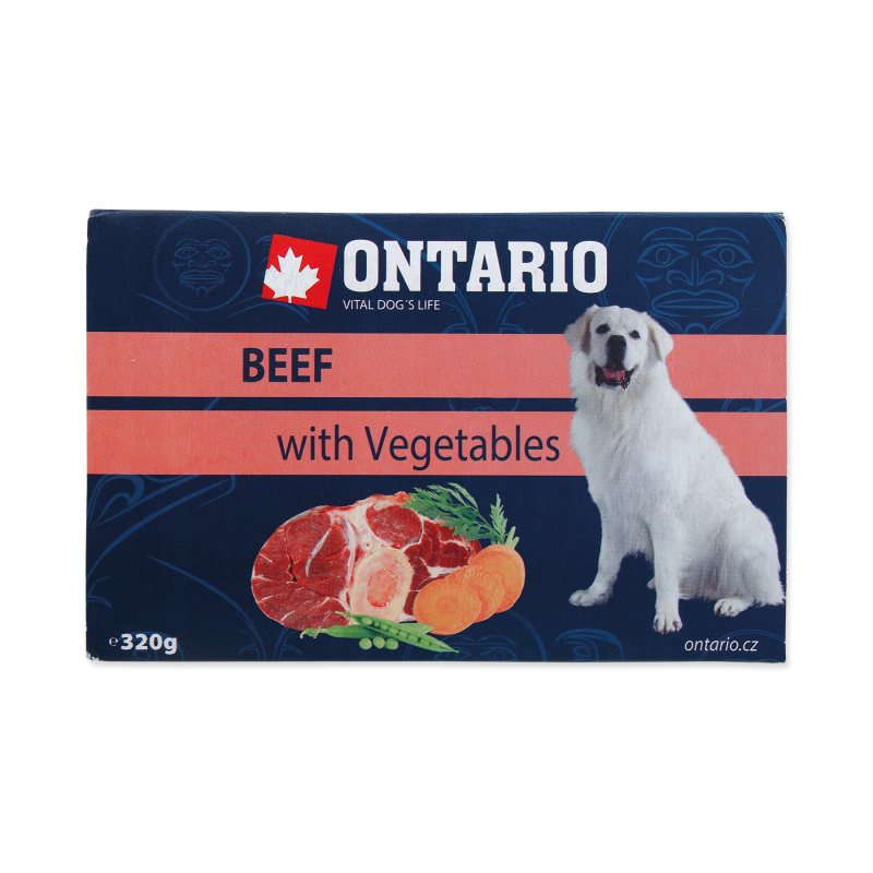 Vanička ONTARIO hovězí se zeleninou 320 g