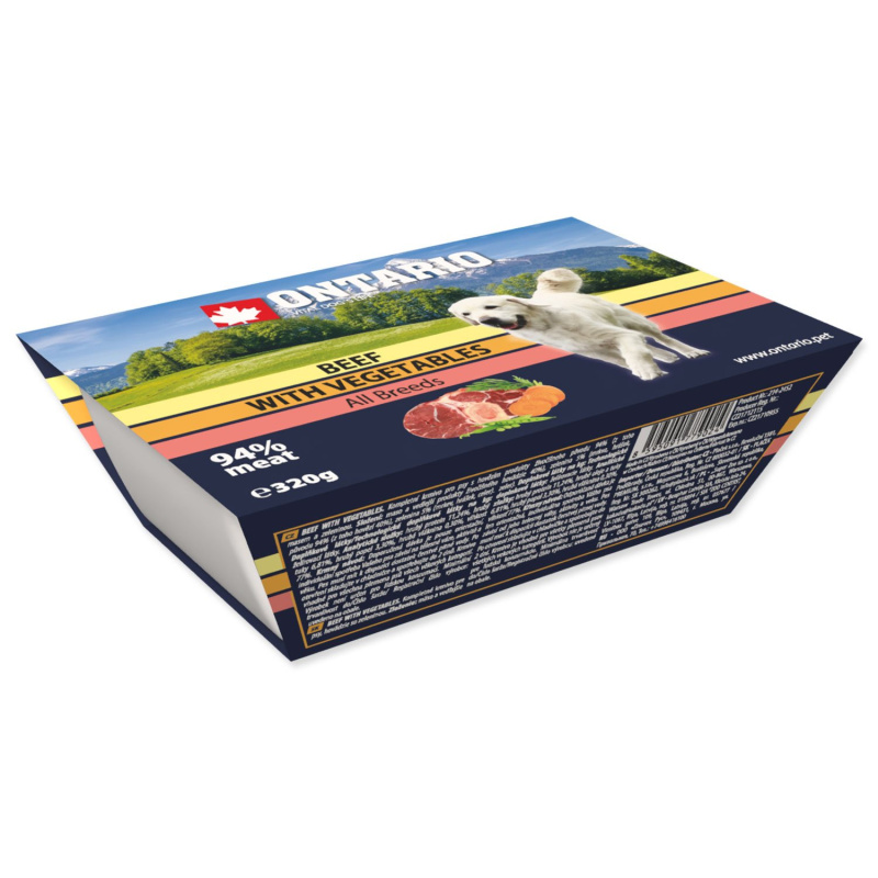 Vanička ONTARIO hovězí se zeleninou 320 g