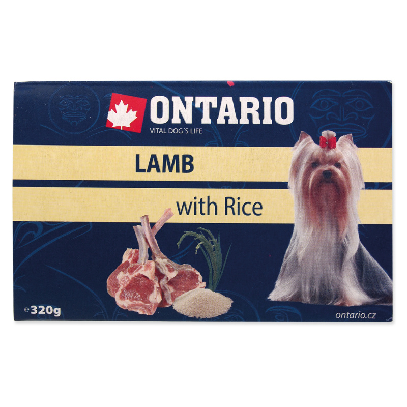 Vanička ONTARIO jehněčí s rýží 320 g