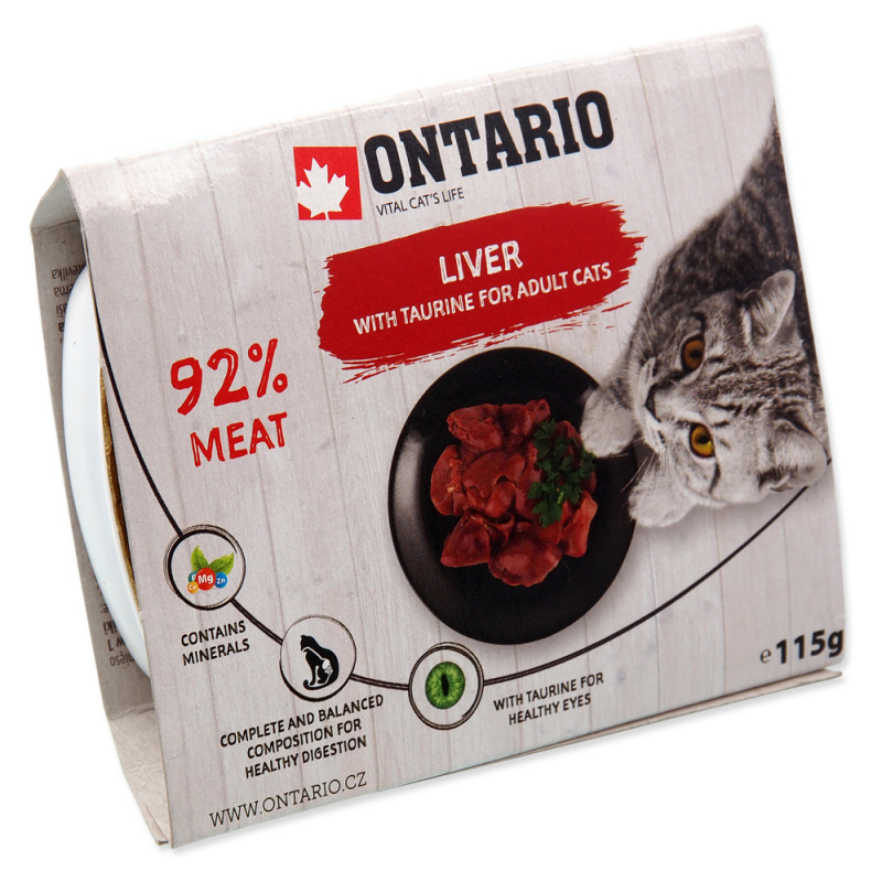 Vanička ONTARIO s játry a taurinem 115 g