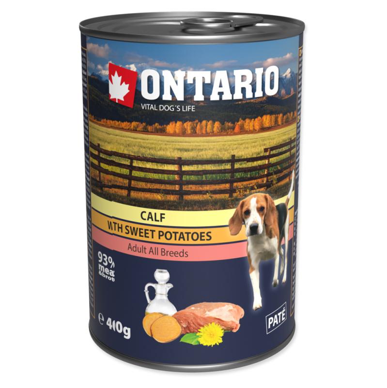 Konzerva ONTARIO telecí s batáty 400 g