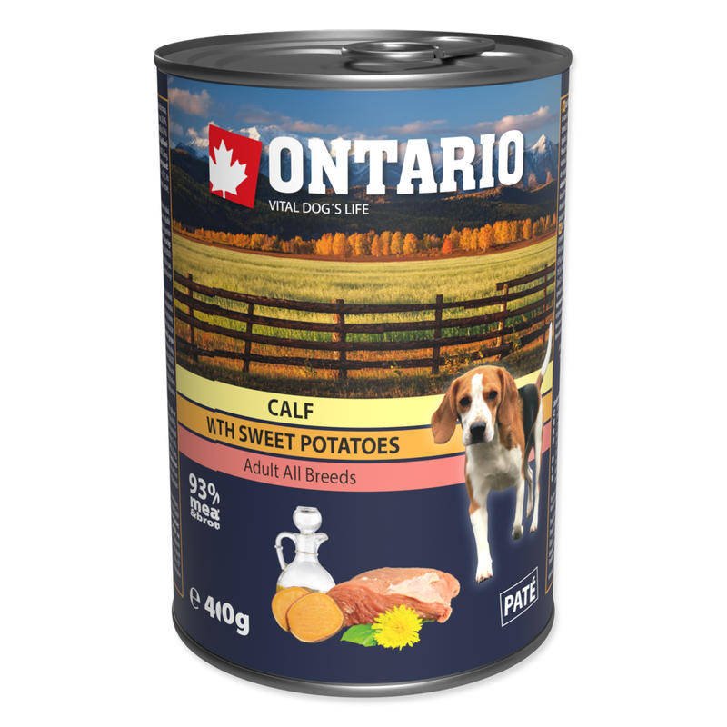 Konzerva ONTARIO telecí s batáty 400 g