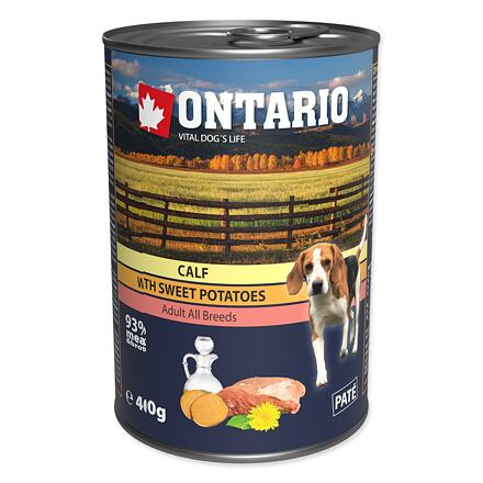 Konzerva ONTARIO telecí s batáty 400 g