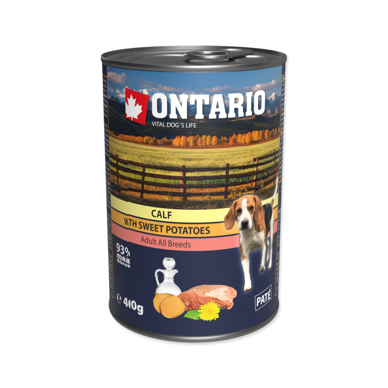 Konzerva ONTARIO telecí s batáty 400 g