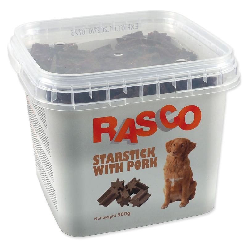 Pochoutka RASCO Dog starstick natural 500 g