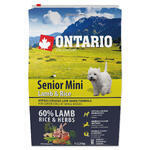 ONTARIO Senior Mini Lamb & Rice  2,25 kg