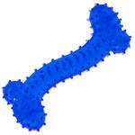 Hračka DOG FANTASY kost gumová modrá 11 cm 1ks