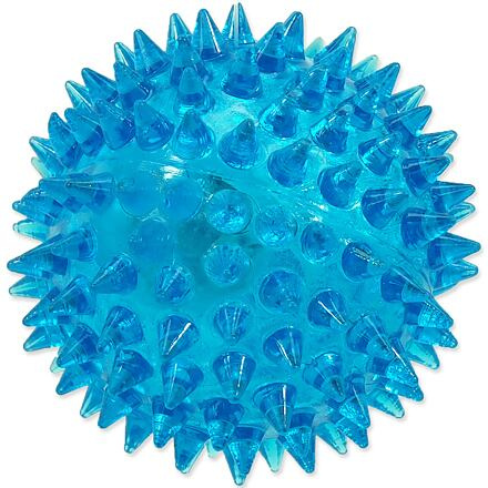 Hračka DOG FANTASY míček s LED Modrý 6 cm