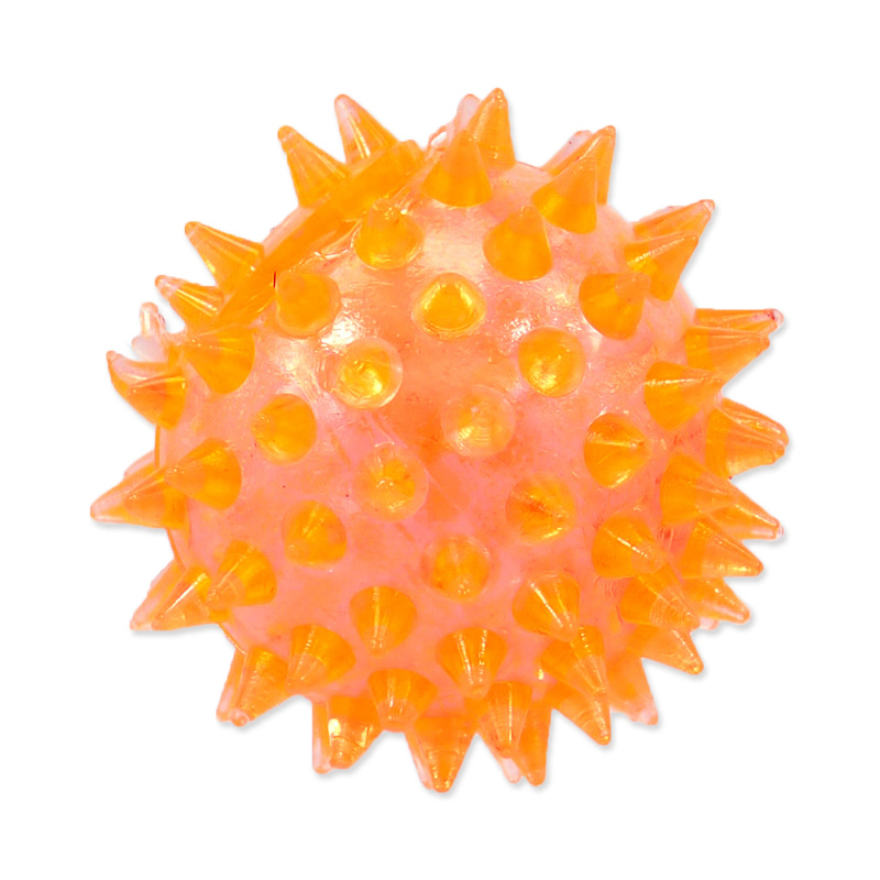 Hračka DOG FANTASY míček pískací oranžový 5 cm 1 ks