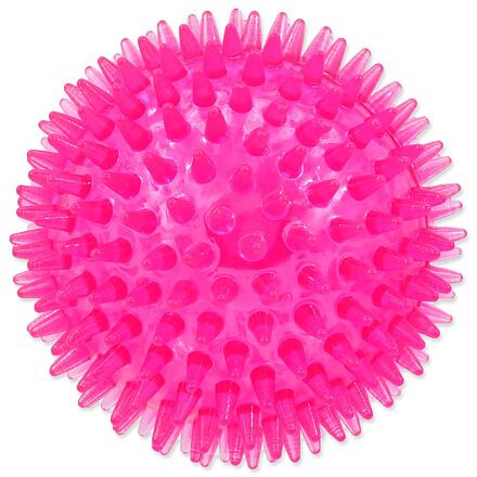 Hračka DOG FANTASY míček pískací růžový 8 cm 1 ks