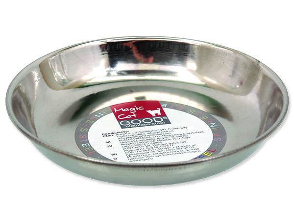 Miska MAGIC CAT nerezová mělká 13,5 cm 300 ml