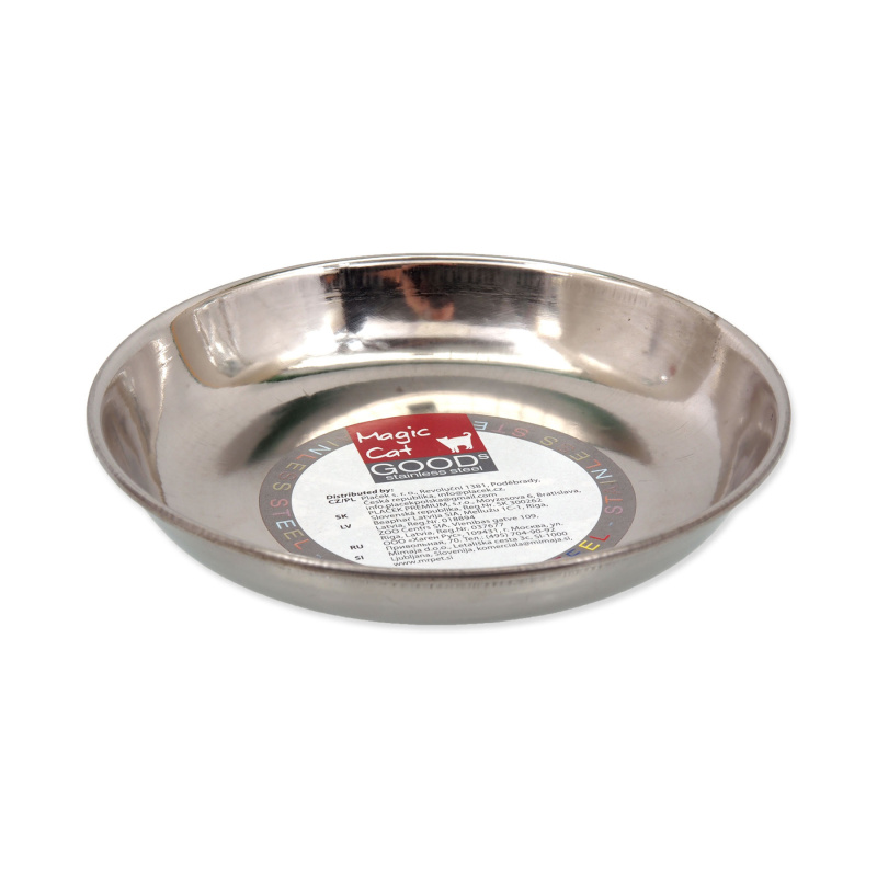 Miska MAGIC CAT nerezová mělká 13,5 cm 300 ml