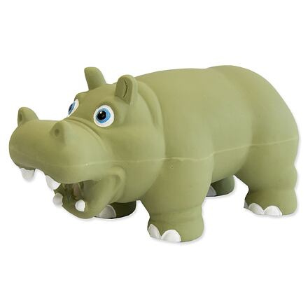 Hračka DOG FANTASY Latex hroch se zvukem 17 cm 1 ks