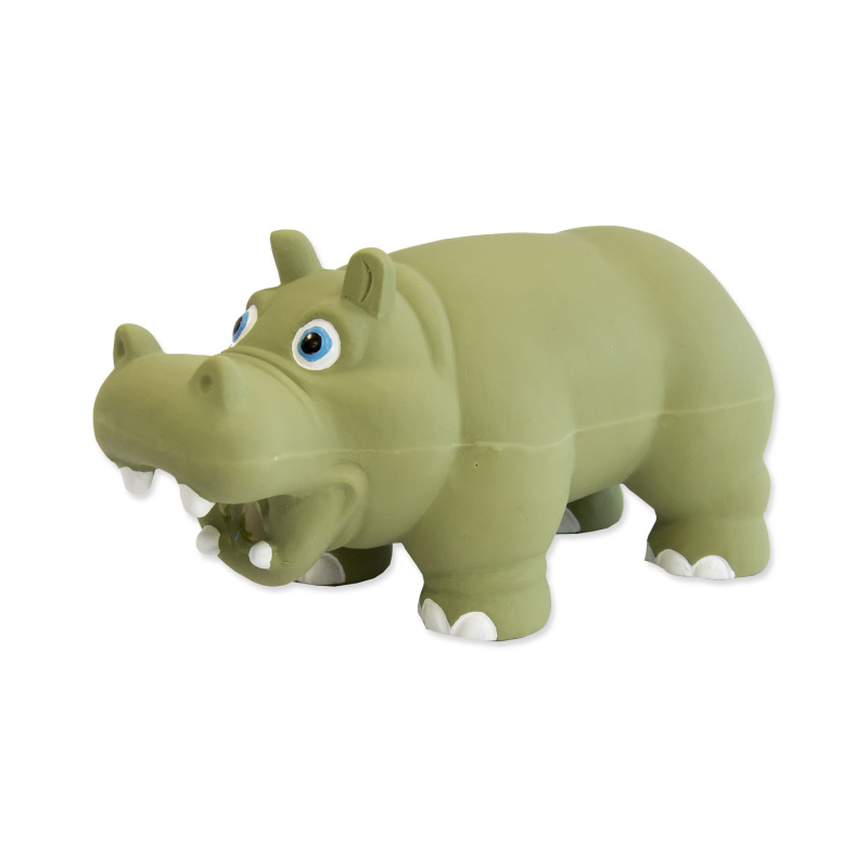 Hračka DOG FANTASY Latex hroch se zvukem 17 cm 1 ks