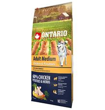 ONTARIO Adult Medium Chicken & Potatoes & Herbs  2,25kg