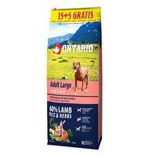ONTARIO Adult Large Lamb & Rice & Turkey 2,25 kg