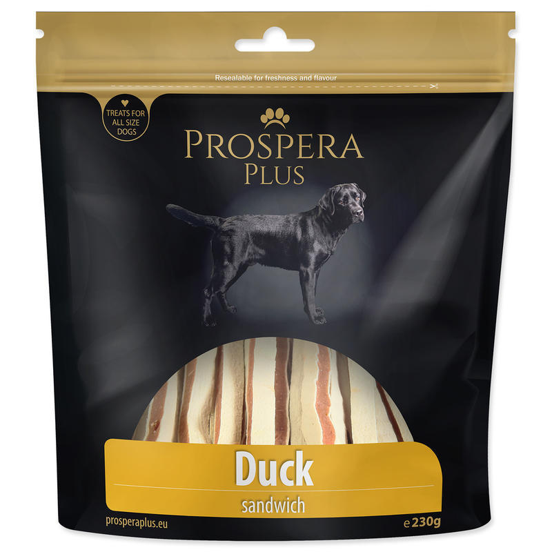 Pochoutka PROSPERA Plus sendviče z kachního masa 230g