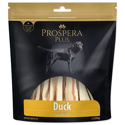 Pochoutka PROSPERA Plus sendviče z kachního masa 230g