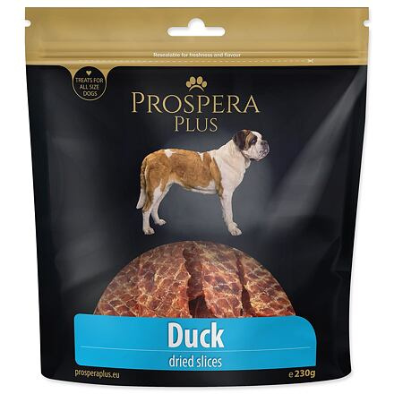 Pochoutka PROSPERA Plus plátky kachního masa 230g