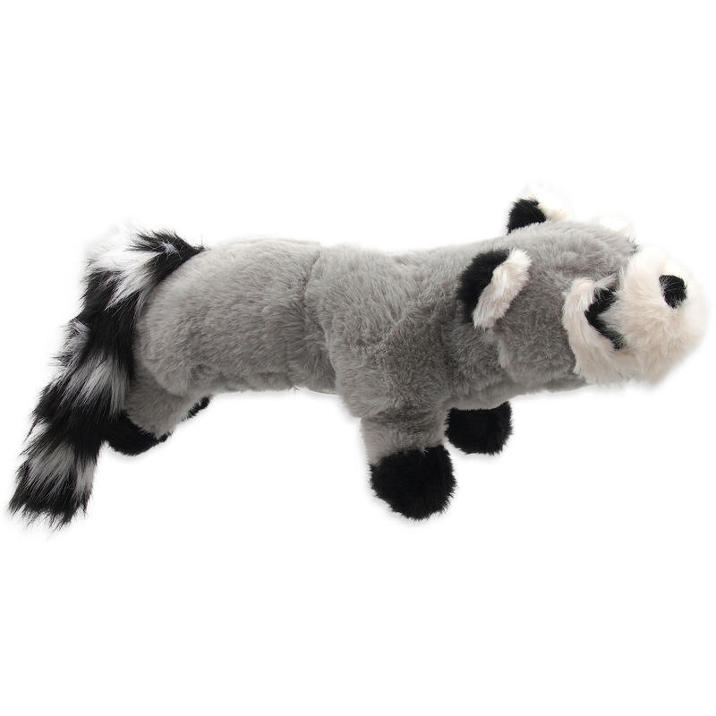 Hračka DOG FANTASY Skinneeez Plush pískací mýval 45 cm 1 ks