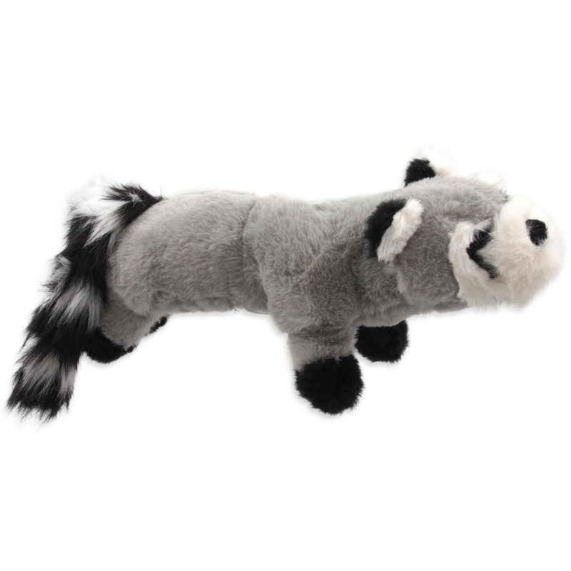 Hračka DOG FANTASY Skinneeez Plush pískací mýval 45 cm 1 ks
