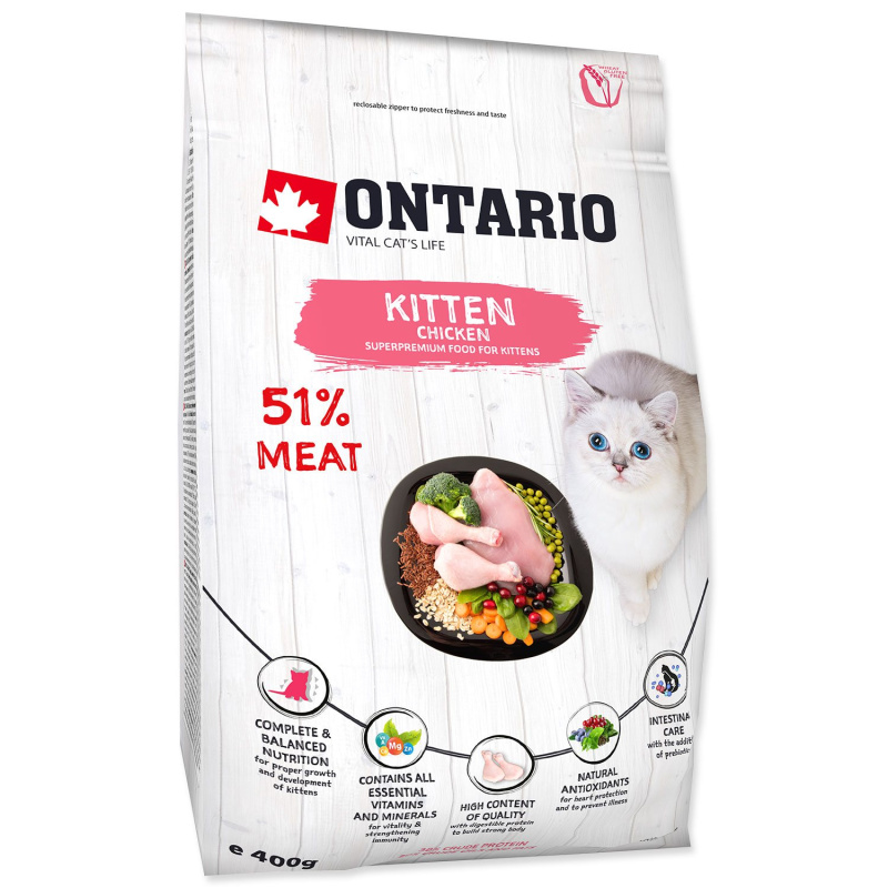 ONTARIO Kitten Chicken 0,4 kg