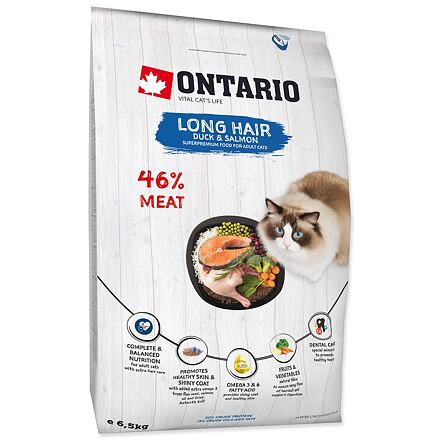 ONTARIO Cat Longhair 6,5 kg + 6ks kapsiček ZDARMA