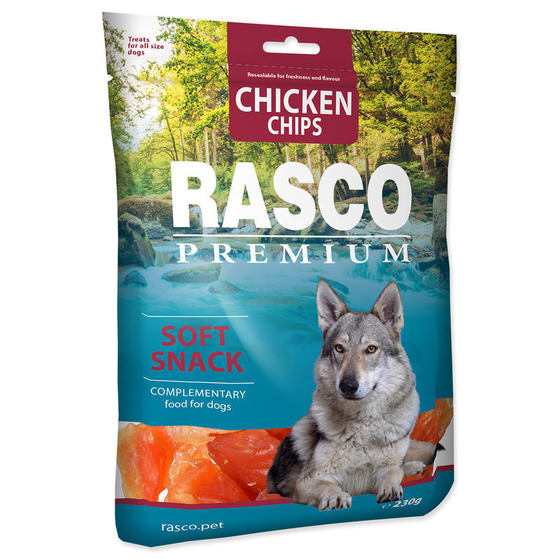 Pochoutka RASCO Premium plátky s kuřecím masem 230 g