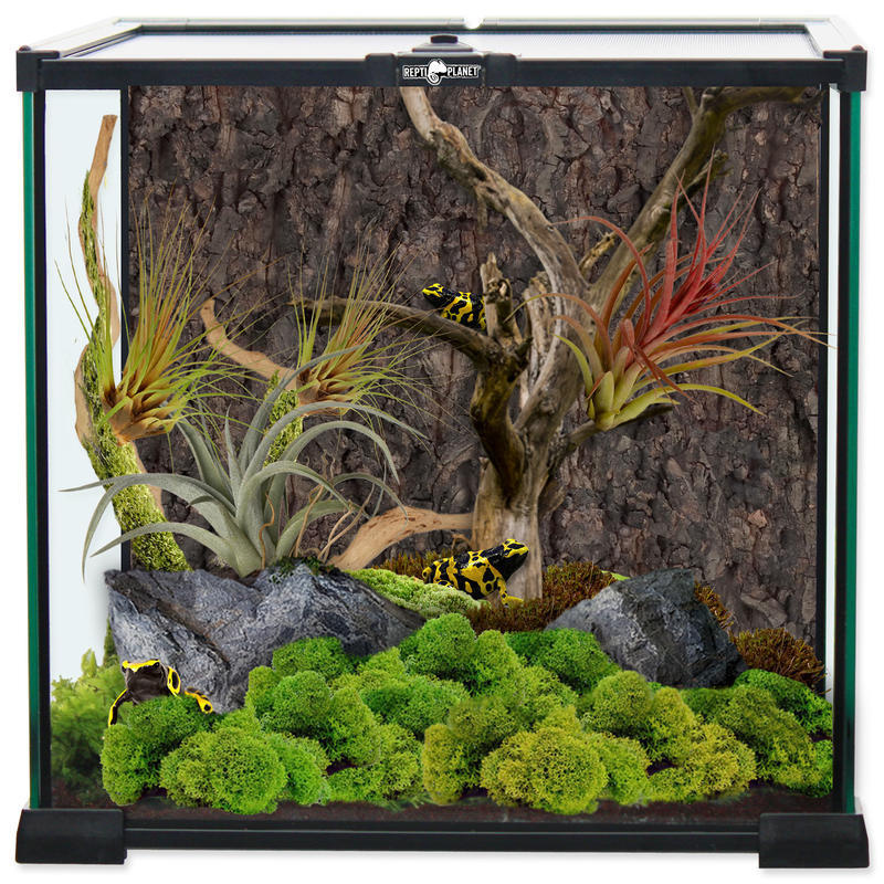 Terárium REPTI PLANET skleněné 30 x 30 x 30 cm !!! POUZE OSOBNÍ ODBĚR !!! 1ks