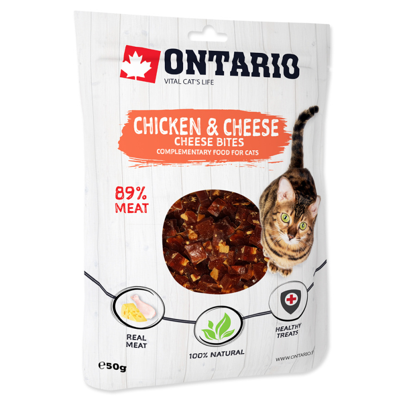 Pochoutka ONTARIO kuřecí kousky se sýrem 50 g