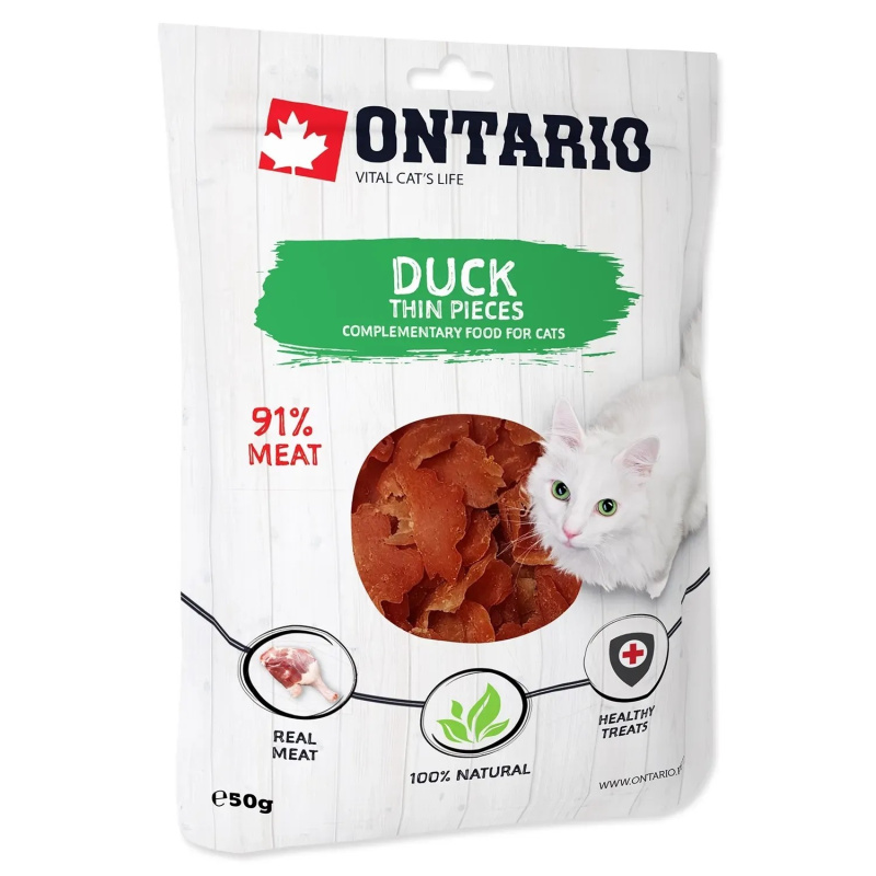Pochoutka ONTARIO kachní tenké plátky 50 g