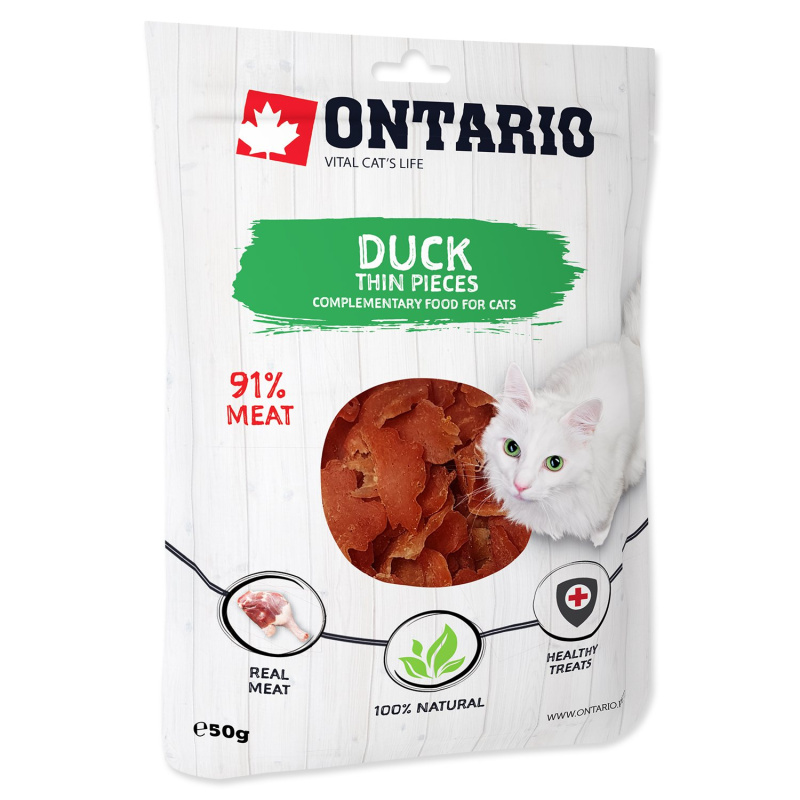 Pochoutka ONTARIO kachní tenké plátky 50 g