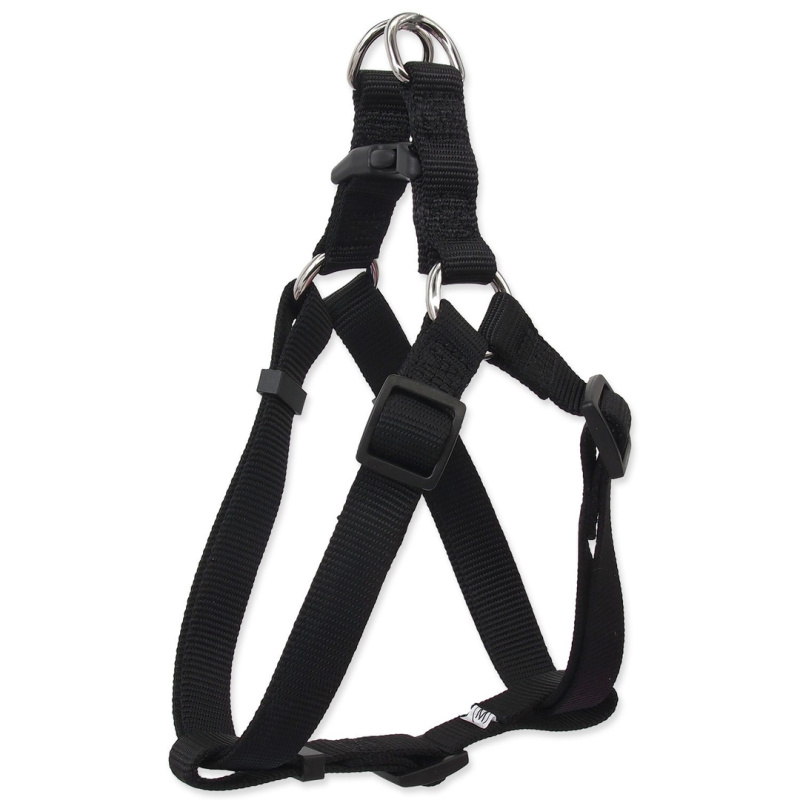 Postroj DOG FANTASY Classic černý XL 1 ks