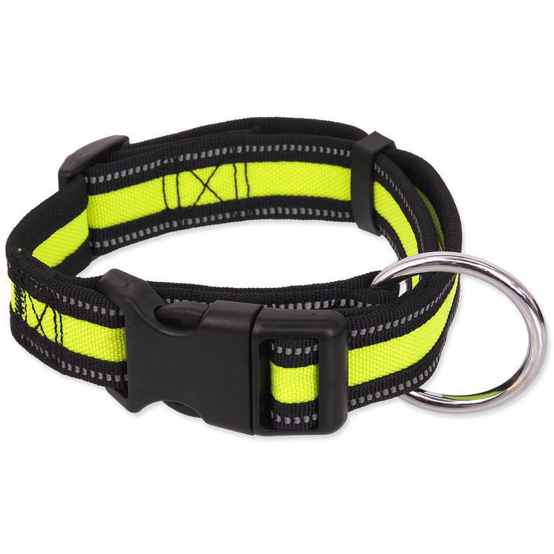 Obojek DOG FANTASY Neoprene limetka S 1 ks