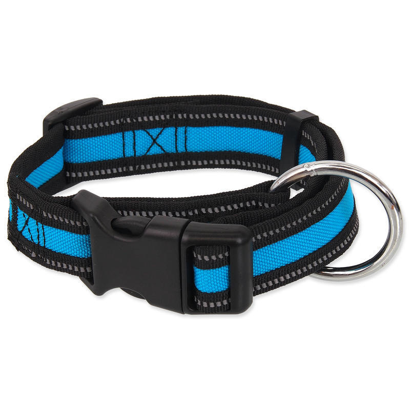 Obojek DOG FANTASY Neoprene modrý L 1 ks