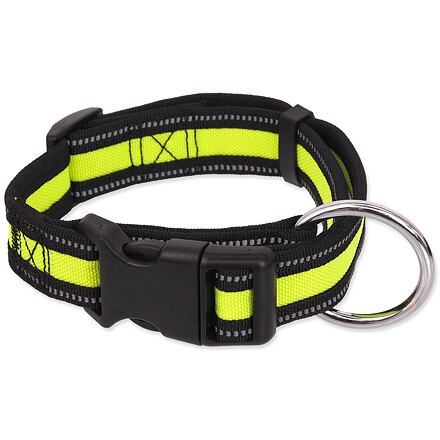 Obojek DOG FANTASY Neoprene limetka L 1 ks