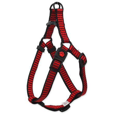 Postroj ACTIVE DOG Premium červený M 1 ks